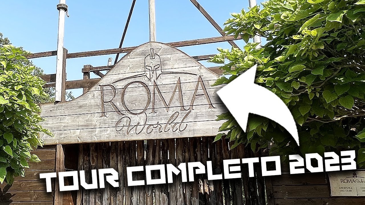 ROMA WORLD TUTTO IL PARCO LUGLIO 2023. UNA GIORNATA DA ANTICO ROMANO 😨 A CINECITTÀ WORLD