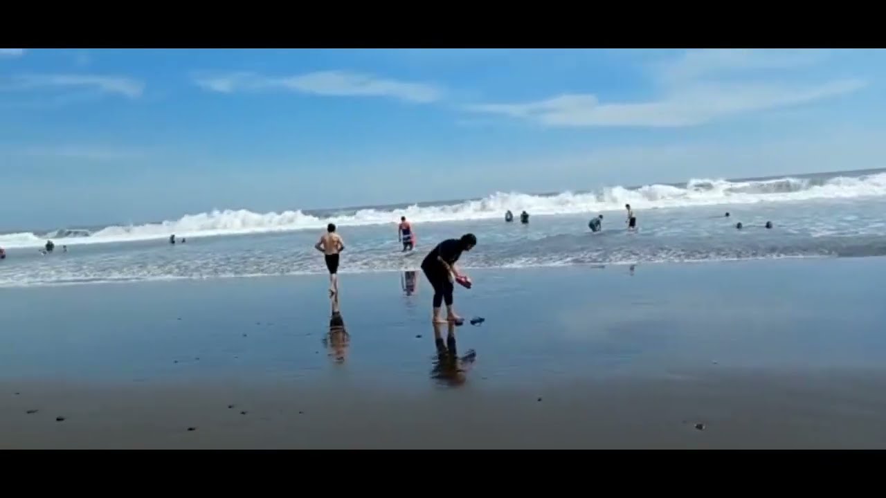 Playa El Majahual en La Libertad El Salvador El Pulgarcito 503 - Musica Aniceto Molina