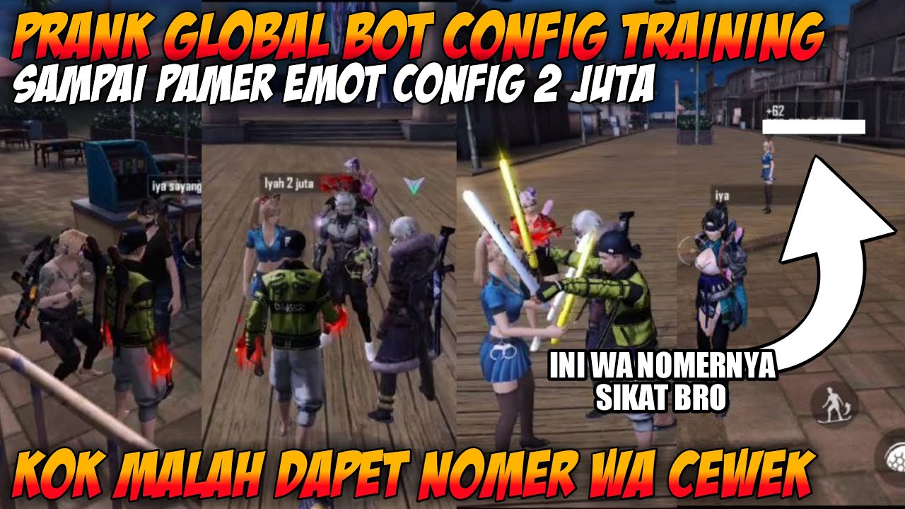 PRANK GLOBAL NYAMAR JADI BOT CONFIG CARI CEWE DI TRAINING SAMPAI MINTA NOMORNYA WAHH SIKAT NIHH