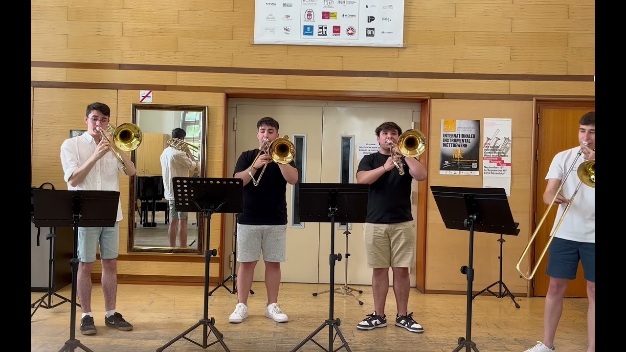 “Sinfonía no.3” de Saint-Saëns. Atocha Trombones Quartet