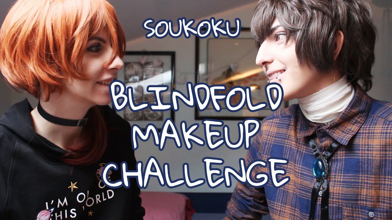 [Vlog] Blindfold makeup challenge // Soukoku