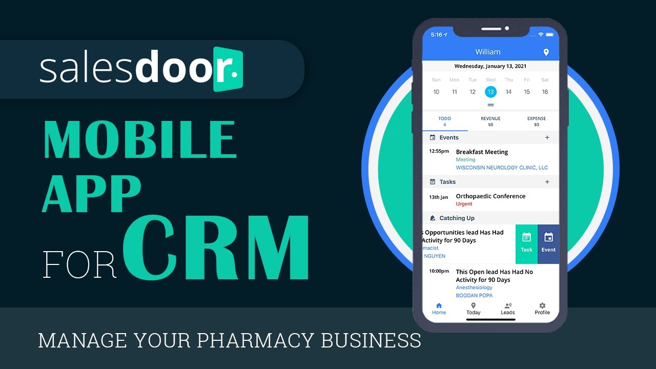 Mobile CRM | Salesdoor Pharma CRM