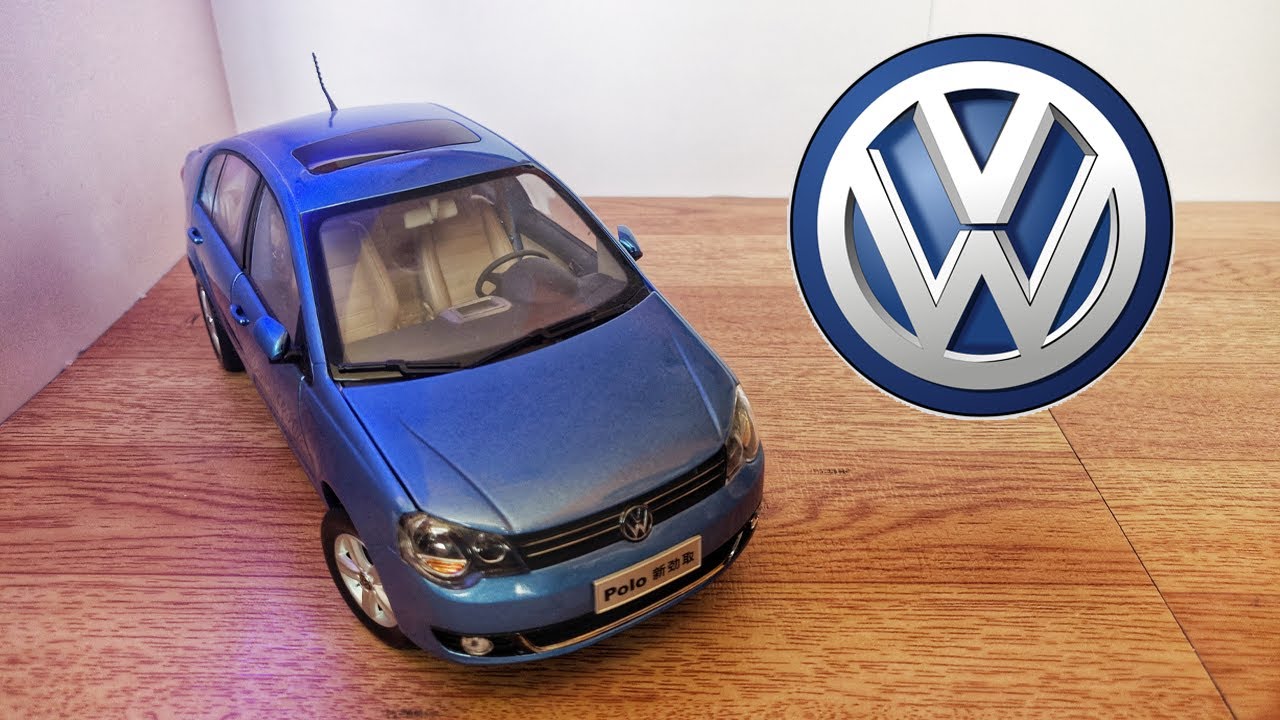Unboxing of Volkswagen Polo (Official Merchandise) 1:18 diecast scale model
