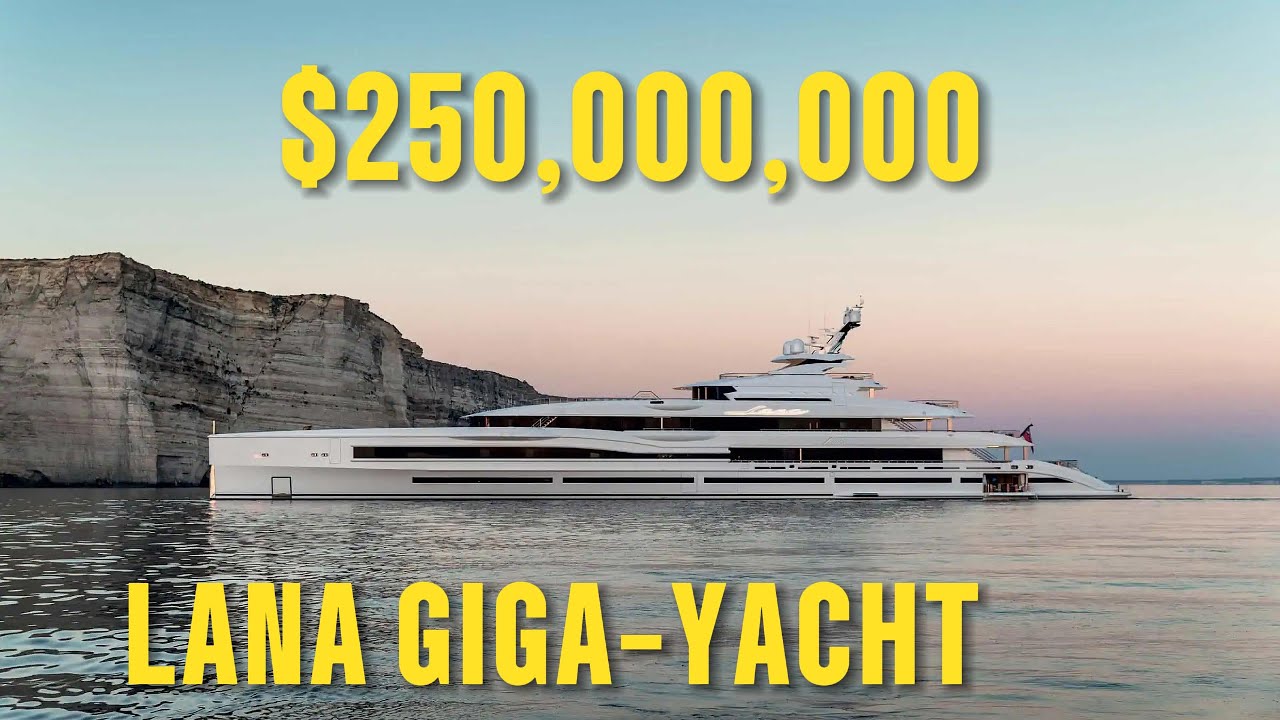 INSIDE the $250 MILLION LANA Giga-Yacht Tour