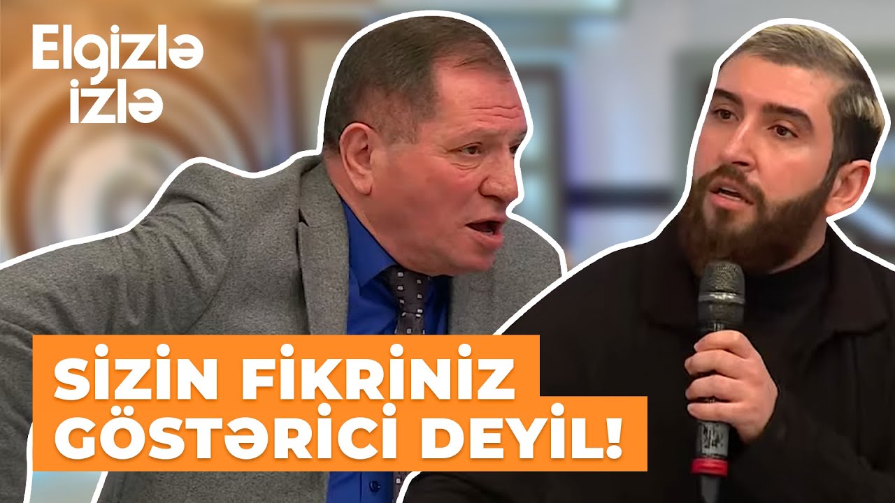 Elgizlə izlə |Anar Vəziroğlu ilə gənc ifaçı Nuran arasında gərginlik Hərə öz mədəniyyətini göstərir!
