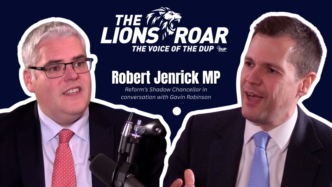 Robert Jenrick speaks to Gavin Robinson