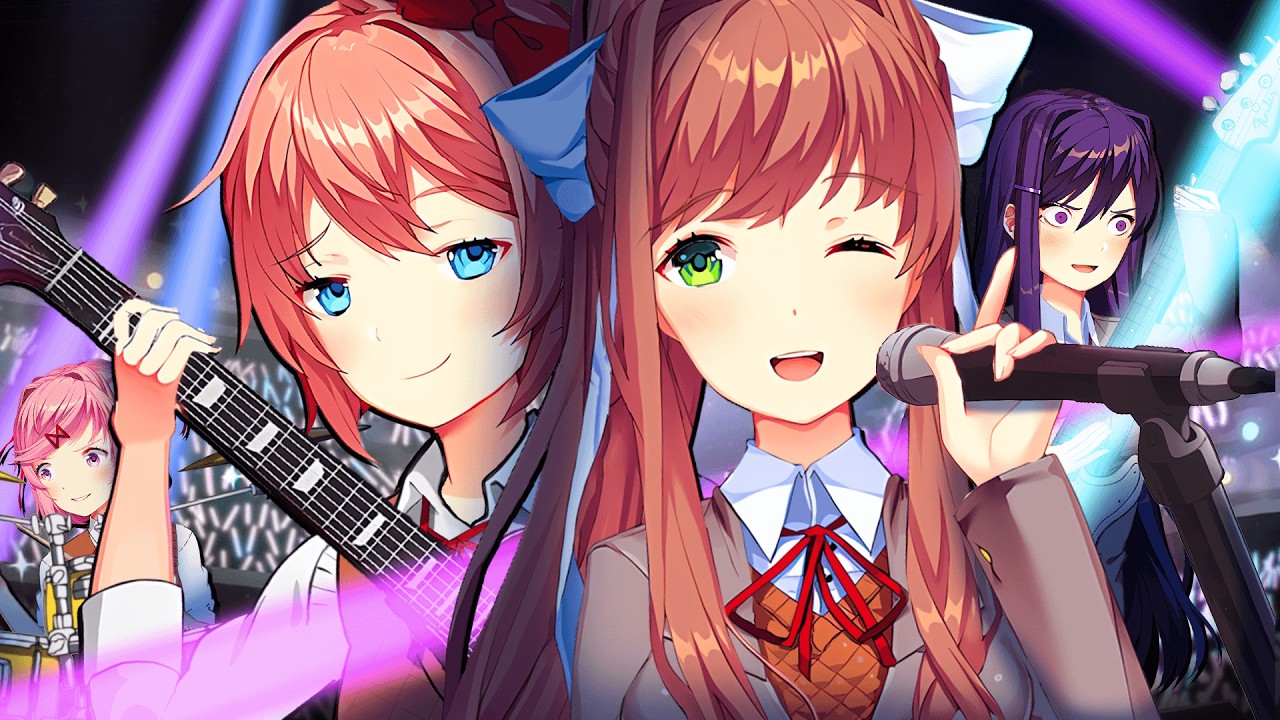 Dokis Form a Band🎸(DDLC Voiced Animation)