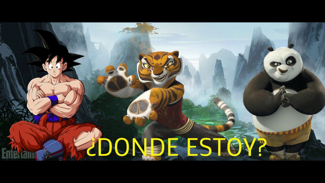 ¿que hubiera pasado? si goku caia en kung fu panda parte 1