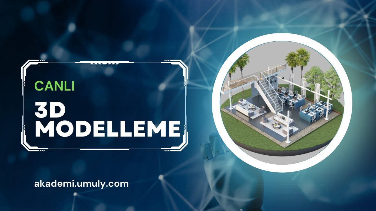 Ücretsiz 3D Modelleme Eğitimi: İlk Ders 001