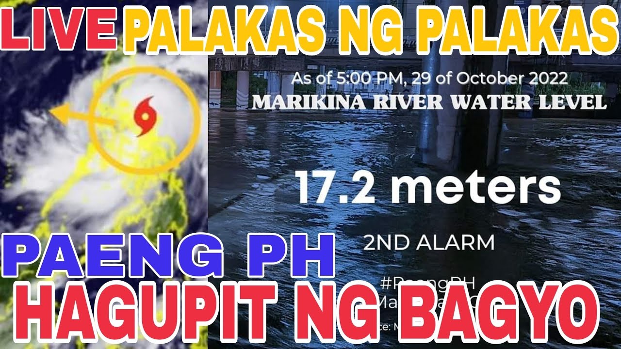 Live BAGYONG PAENG PH Palakas Pa?