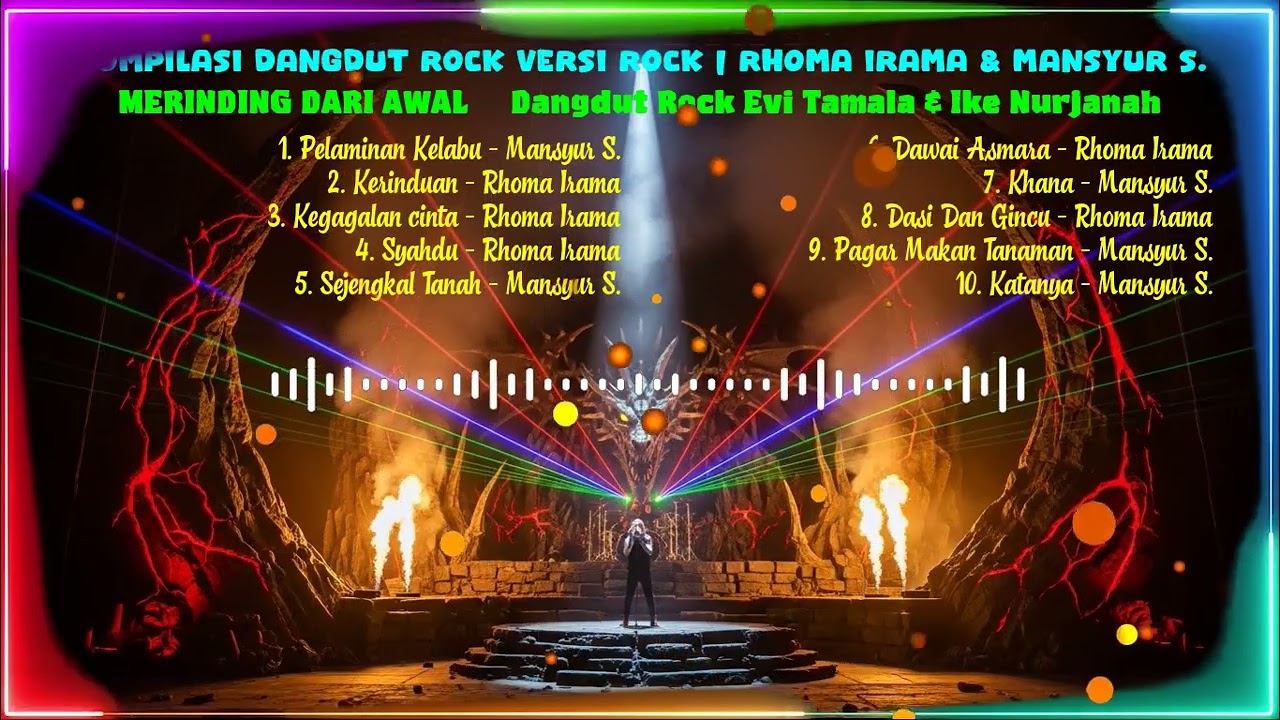 BASS DALAM, GITAR PANAS‼️ Dangdut Rock Legendaris