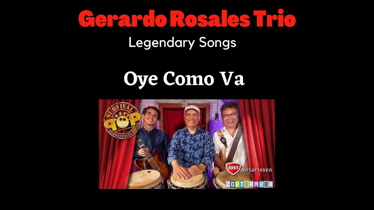 Gerardo Rosales Trio - Oye Cómo Va #latin #chachacha #jazz #rock