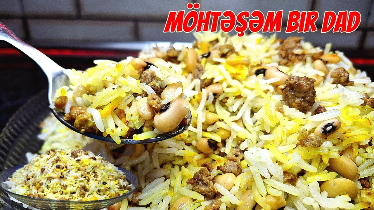Çoox Dadlı, Ətli, Lobya Plov Resepti |Lobya Aşı