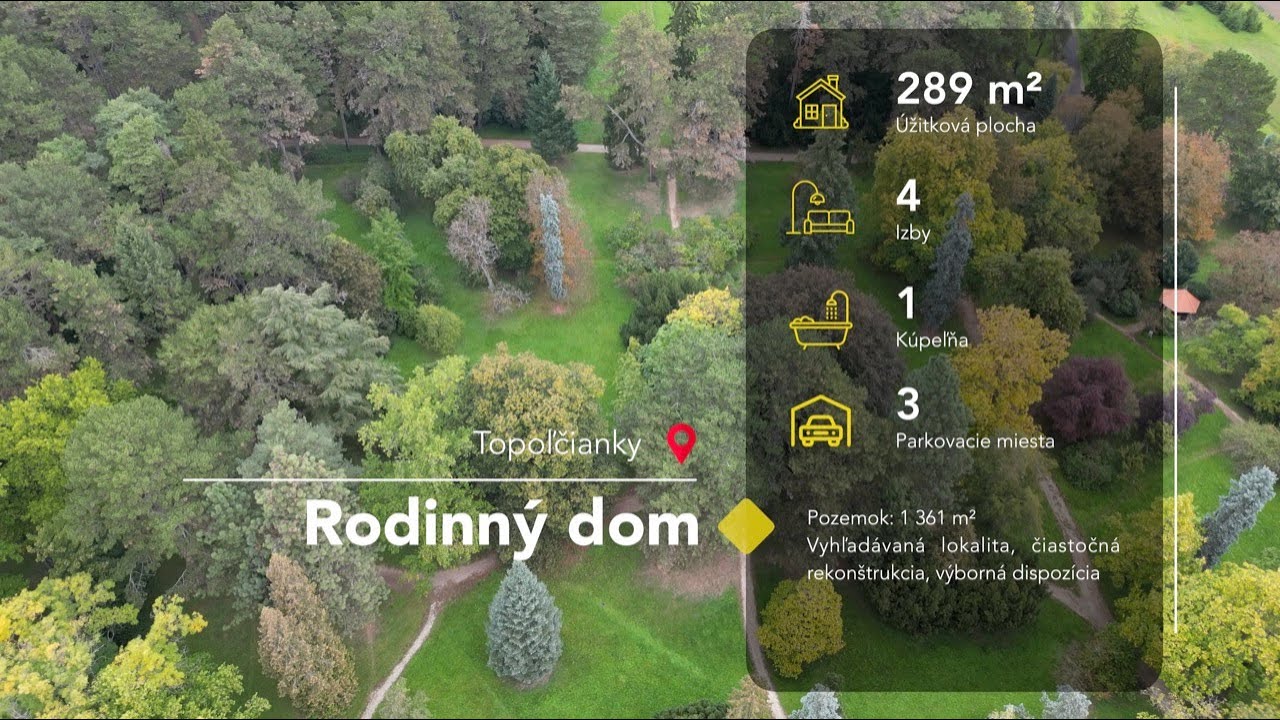 Rodinný domTopoľčianky, Zlaté Moravce
