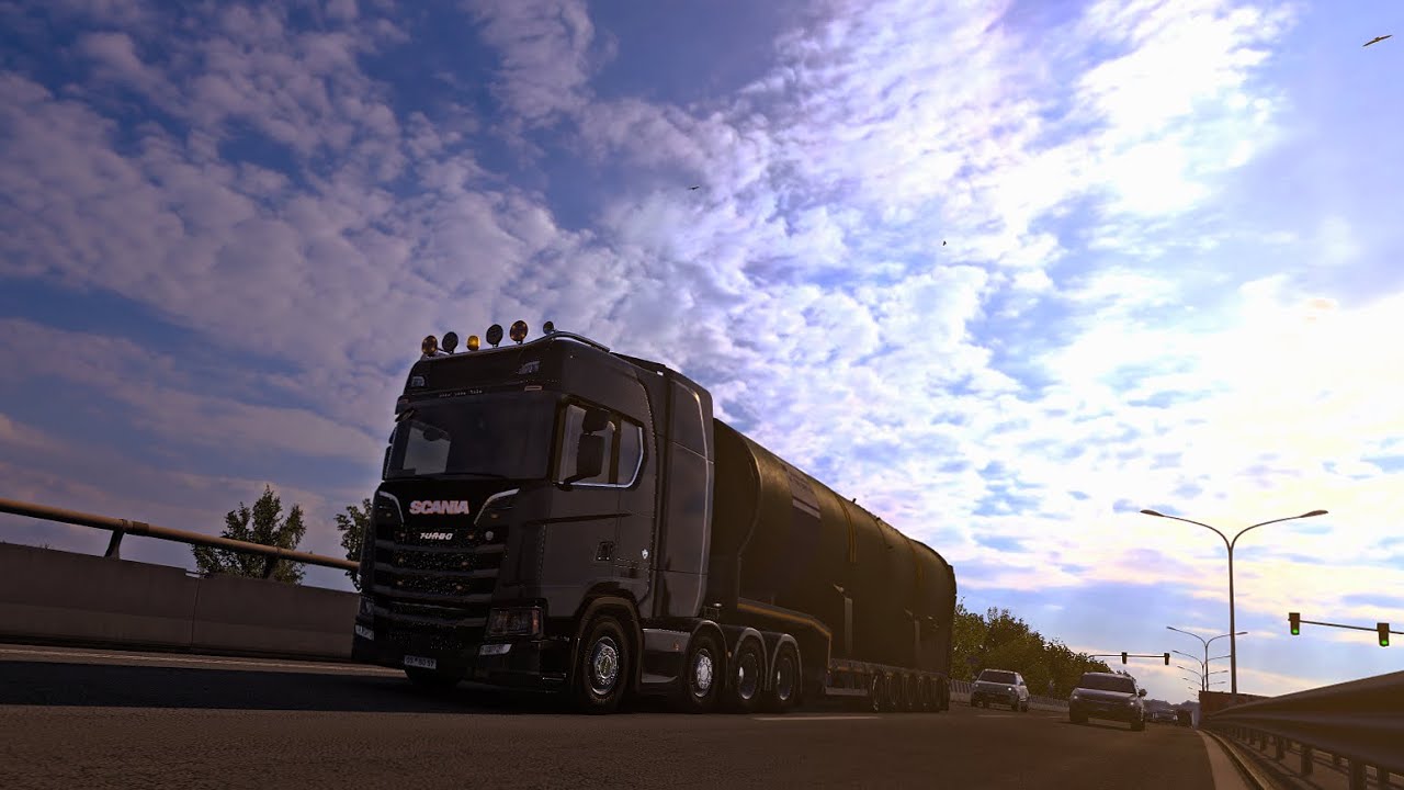 Euro Truck Simulator 2 | Gas Pipe Delivery | #g29 #ets2 #zeemods