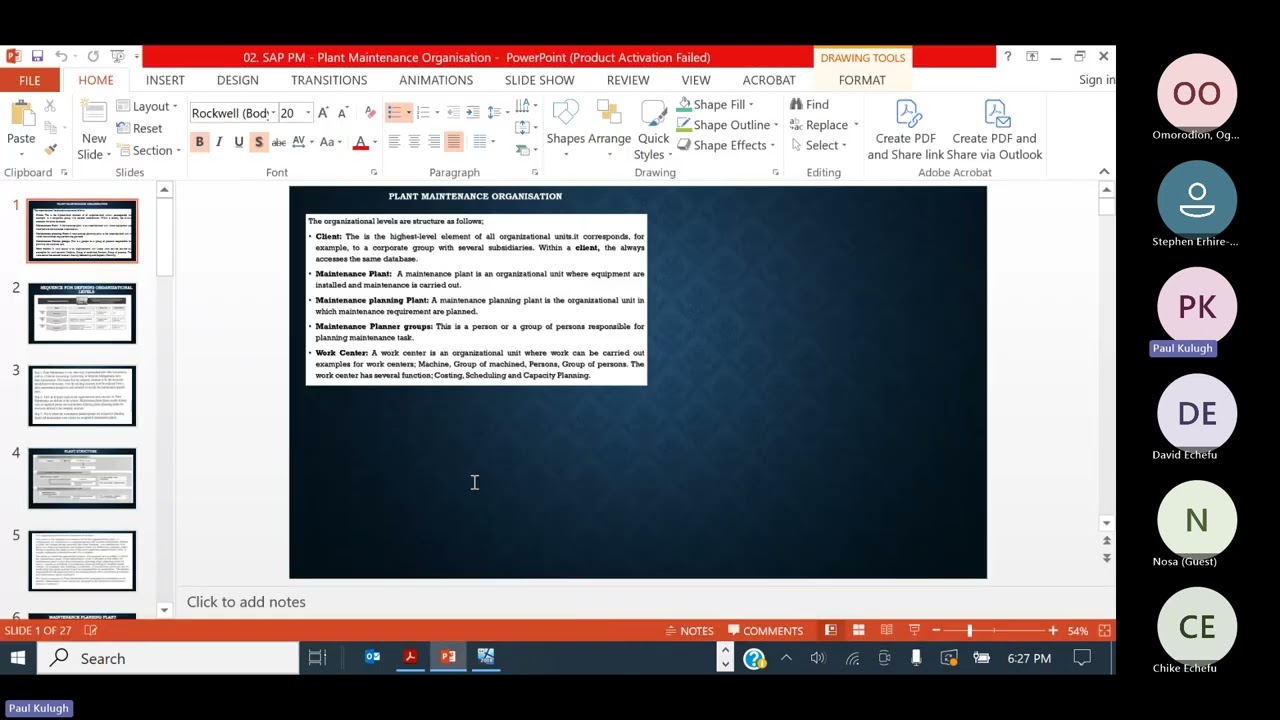 02 SAP PM Organizational Levels in SAP Asset Management #SAPPM #SAPplantmaintenance