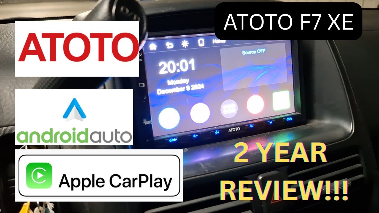 ATOTO F7 XE REVIEW! Android Auto/Apple Carplay Unit 7-Inch Double Din Car Stereo!