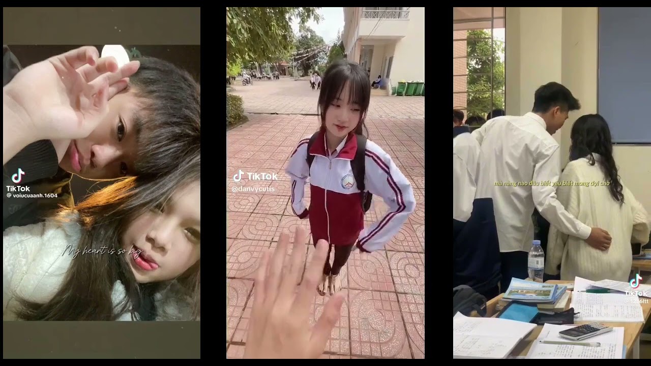 TikTok 💞T&igrave;nh y&ecirc;u tuổi học tr&ograve; 💞tiktok4.0💗💗