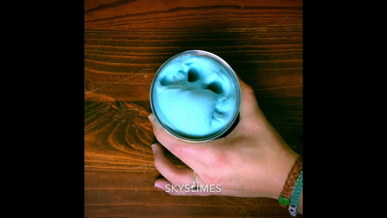 Blue Raspberry Slushy slime!!!!