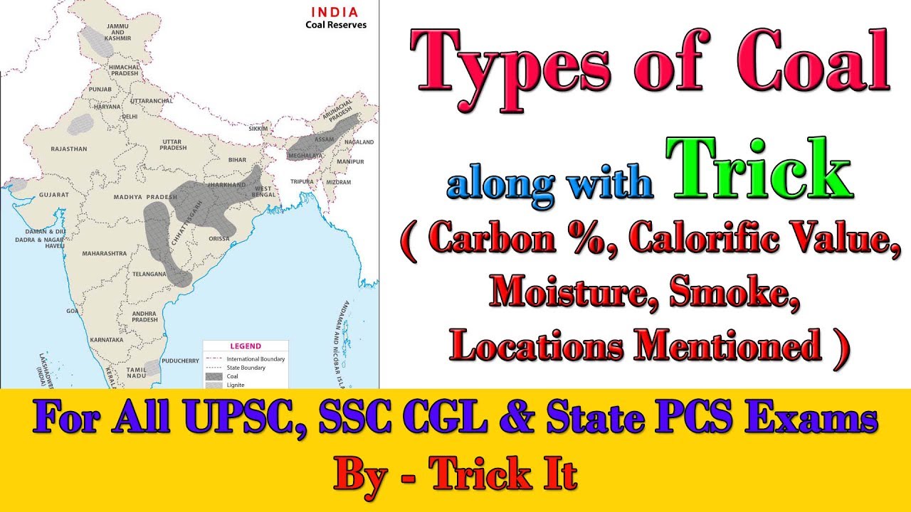 Coal and It's Types along with Trick to Remember them
