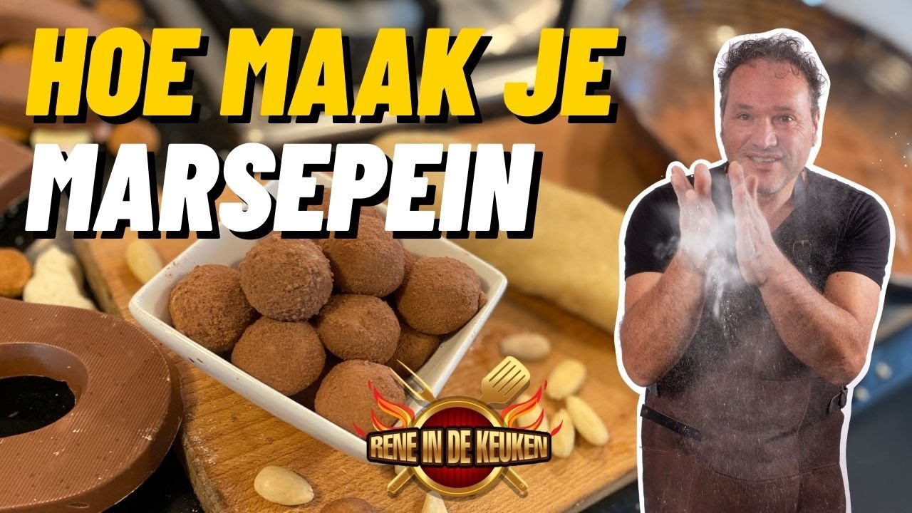 Zelf marsepein maken. Ambachtelijk met blanke amandelen.