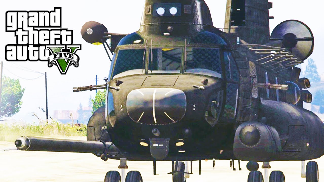 GTA 5 SP #22 - MH-47G Chinook Mod