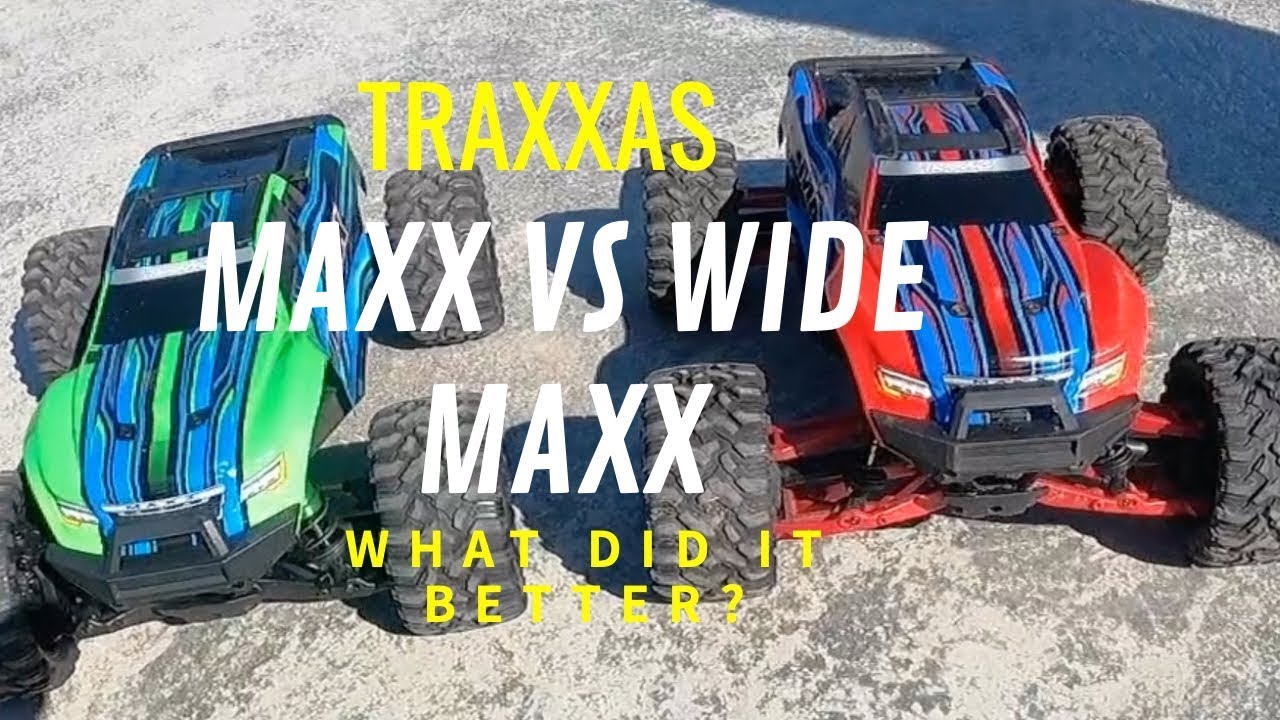 #Traxxas #Maxx Traxxas Wide Maxx V1 vs Traxxas Wide Maxx V2  Comparison