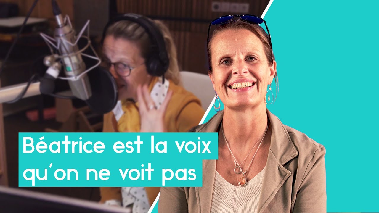 Reconnaissez-vous sa voix ? Béatrice est la voix de la SNCB, la STIB, La Une...
