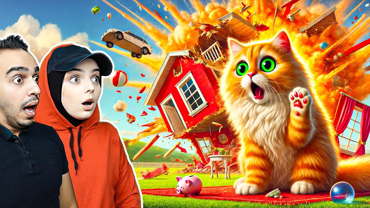 SAKAR KEDİ TÜM EVİ BİRBİRİNE KATTI !!🐈😱