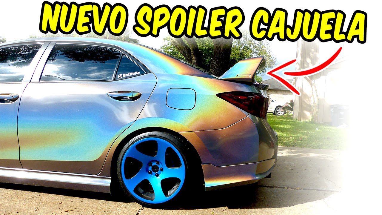 Corolla Spoiler Cajuela Deportivo INSTALACION