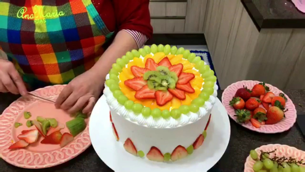 (Live) Bolo tropical - Decoração simples e linda!