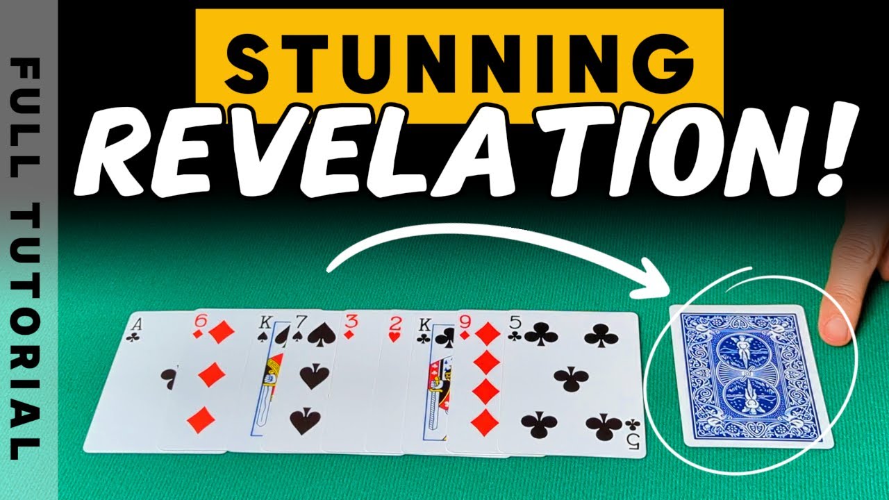 Stunning Card Revelation: Self Working Card Trick Tutorial!