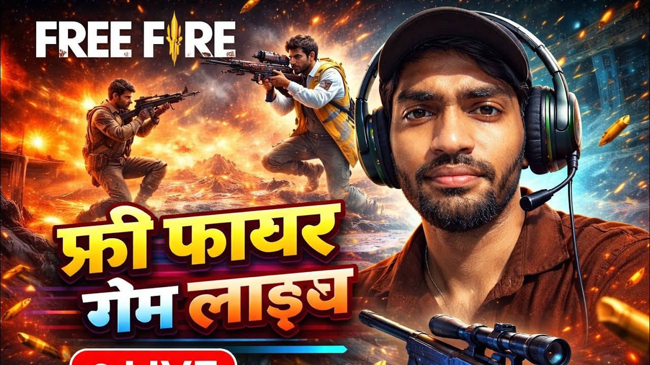 free fire game play is live!
