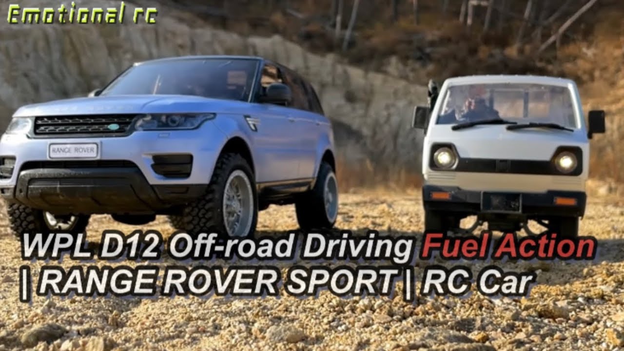 WPL D12 SUZUKI CARRY Off-road Driving Fuel Action |RANGE ROVER SPORT| RC Car