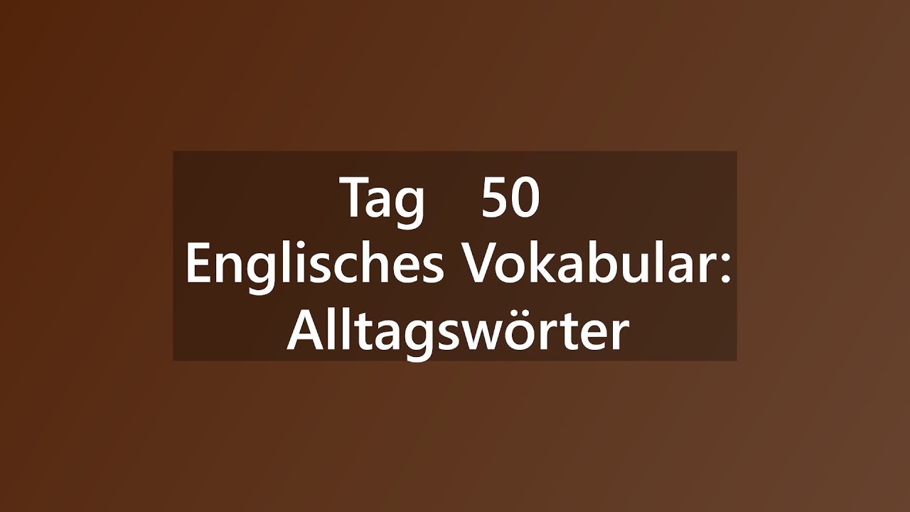 Ready & Mind | Englisches Vokabular für den Alltag