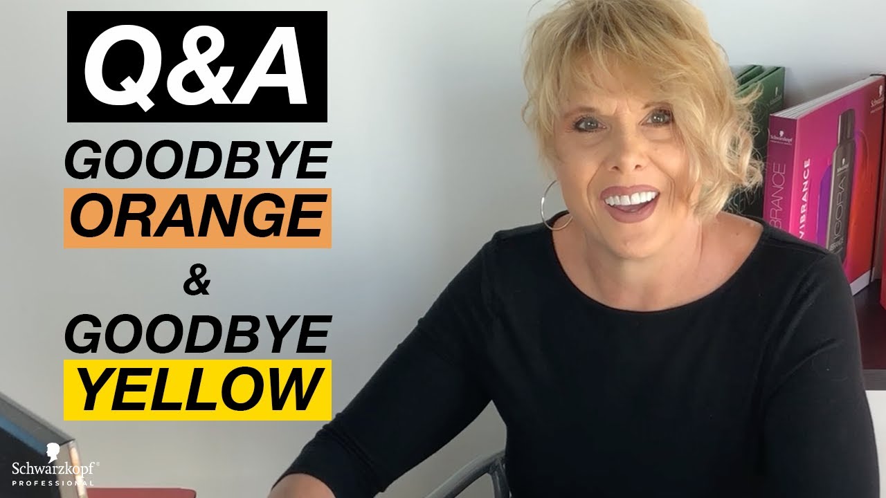 Answering your most asked questions on Goodbye Yellow & Goodbye Orange | Schwarzkopf Professional