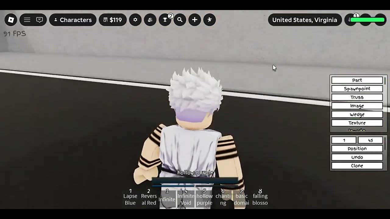 Made a new gojo custom moveset do you want to try it out