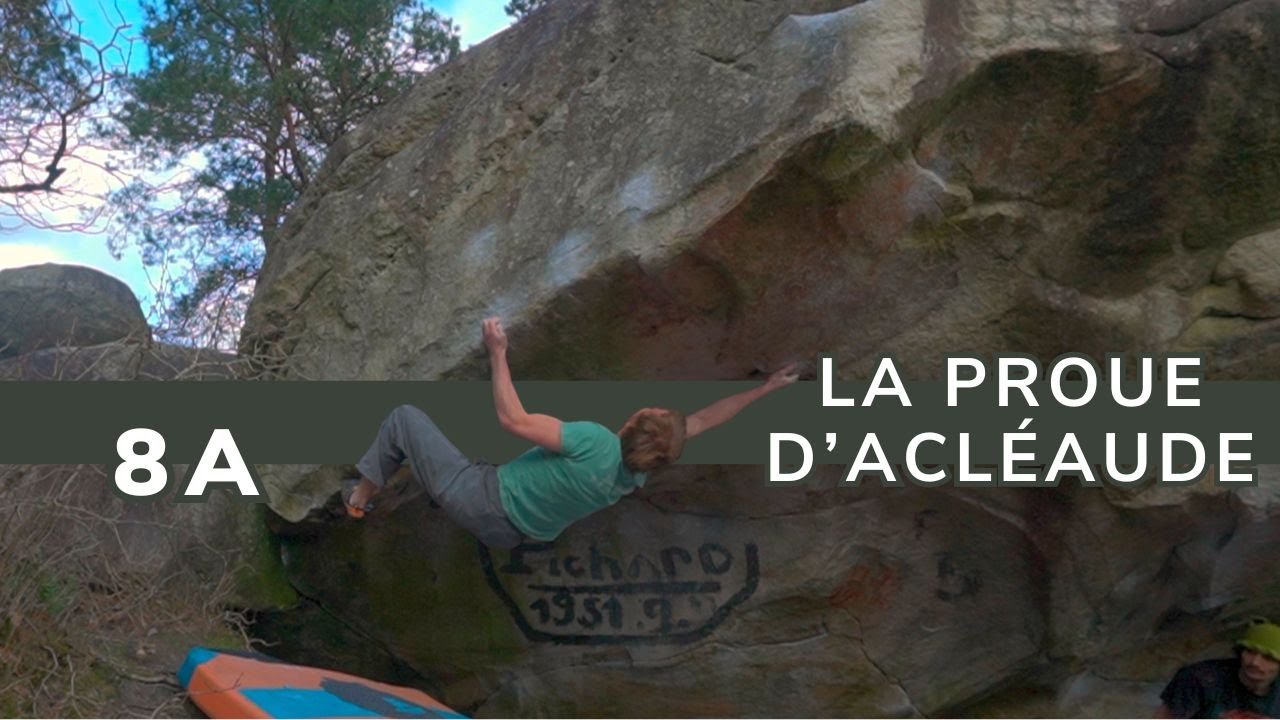 La proue d'Acléaude 8A / Rocher Brulé / Fontainebleau