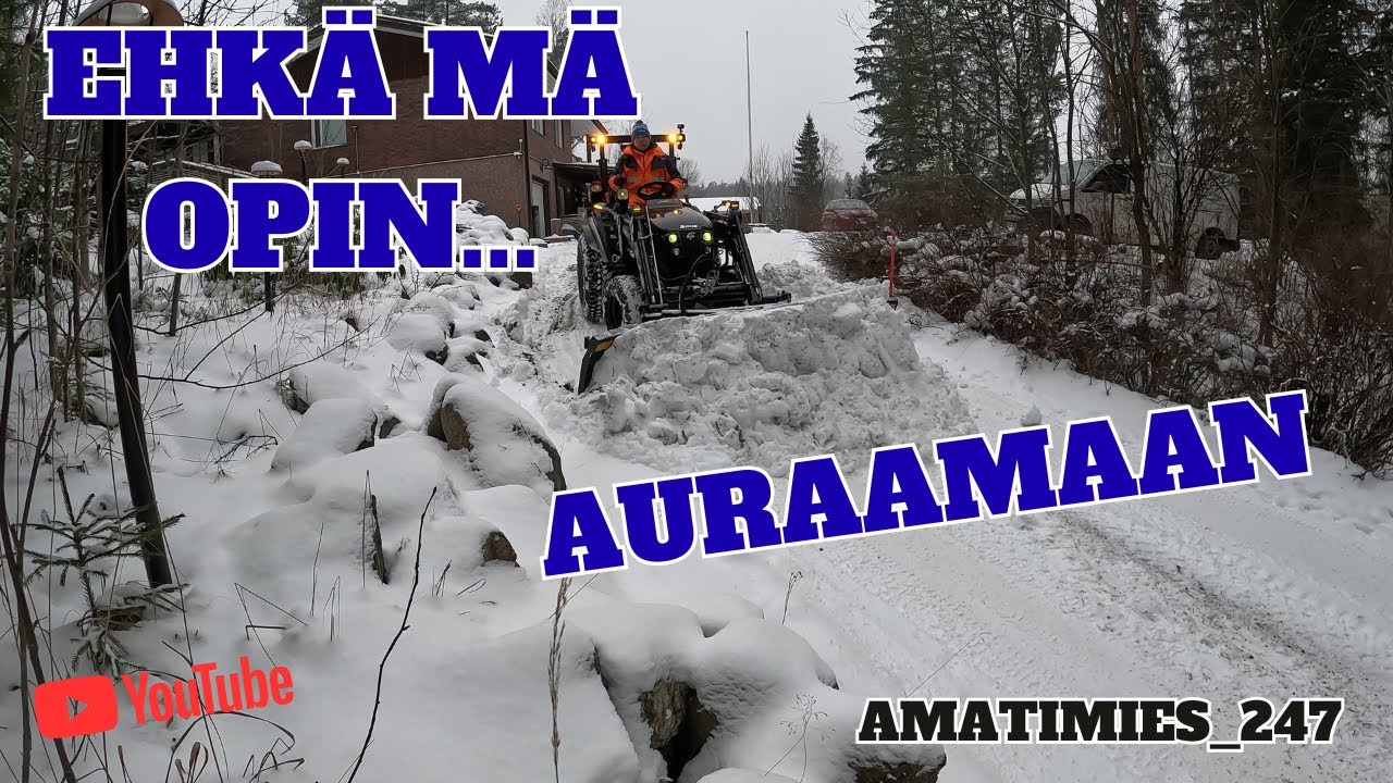 Ehkä mä opin vielä... Auraamaan
