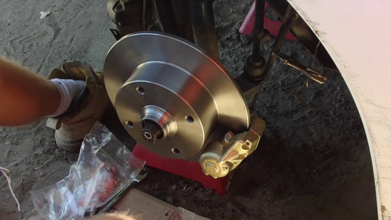 1969 VW Bug Project - Episode 20 - Drop Spindles and Disc Brakes