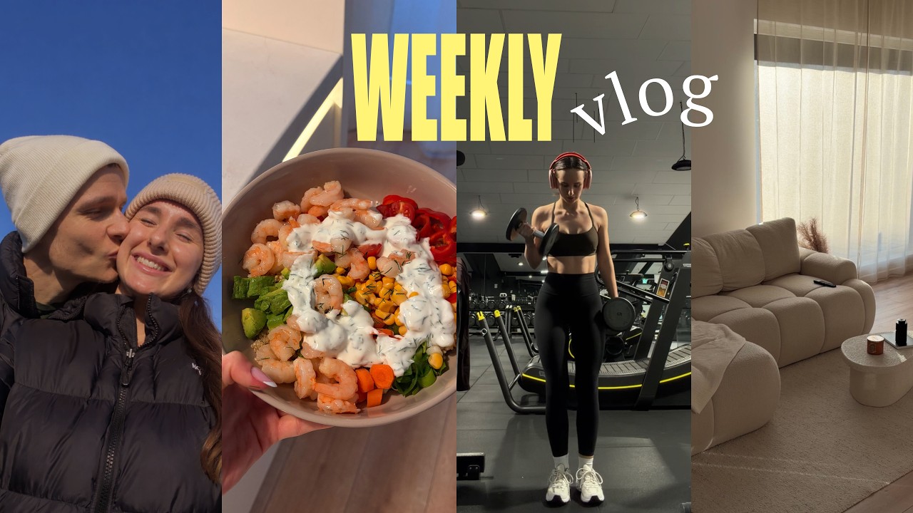 O saptamana din viata mea la 23 de ani | workouts, programari, retete sanatoase