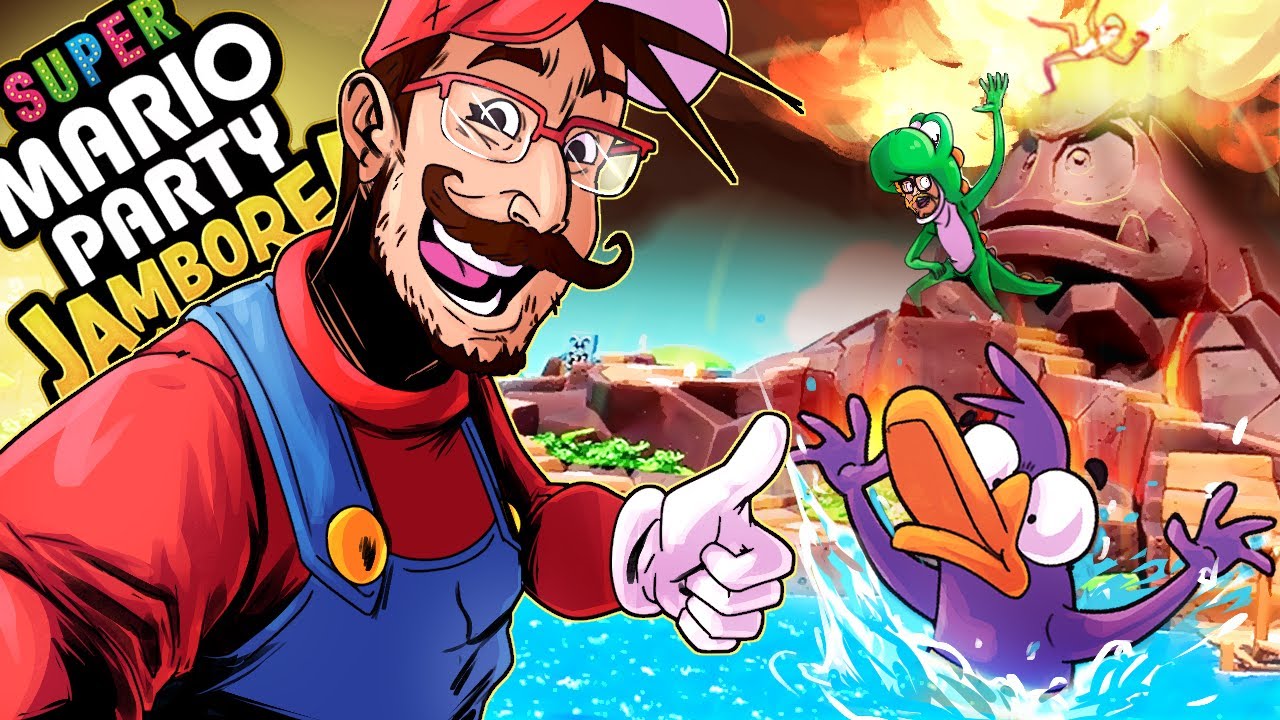 THE MOUNTAIN OF DESPAIR! | Chilled, Platy , Cheesy, & Tay (Mario Party Jamboree)