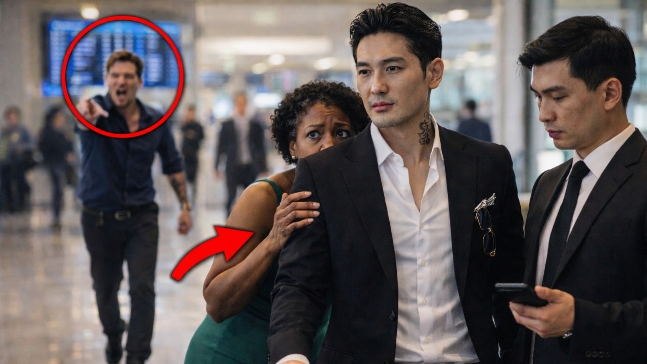She Hid Behind Him at the Airport When She Saw Her Ex —The Korean Mafia Boss Told His Team to Check