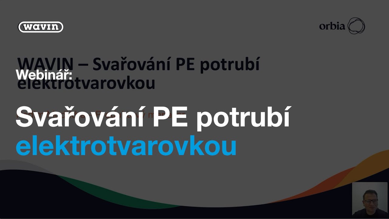 Webinář: Svařování PE potrubí elektrotvarovkou