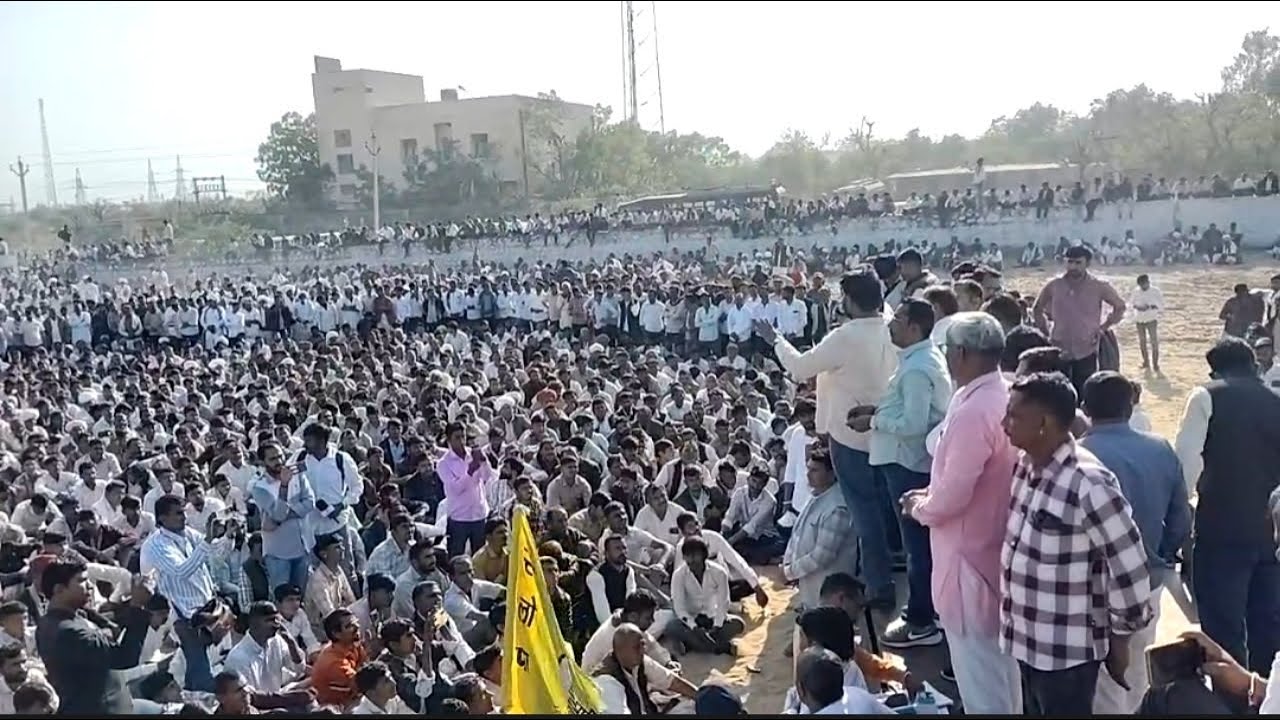 Live 🟠 // किसान आंदोलन गुड़ामालानी अपने हक और अधिकार के लिए किसान सड़को पर