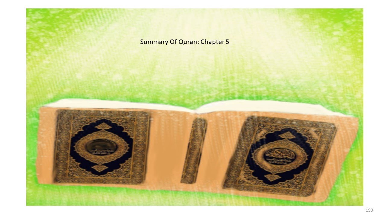 Summary of Quran Chapter 5