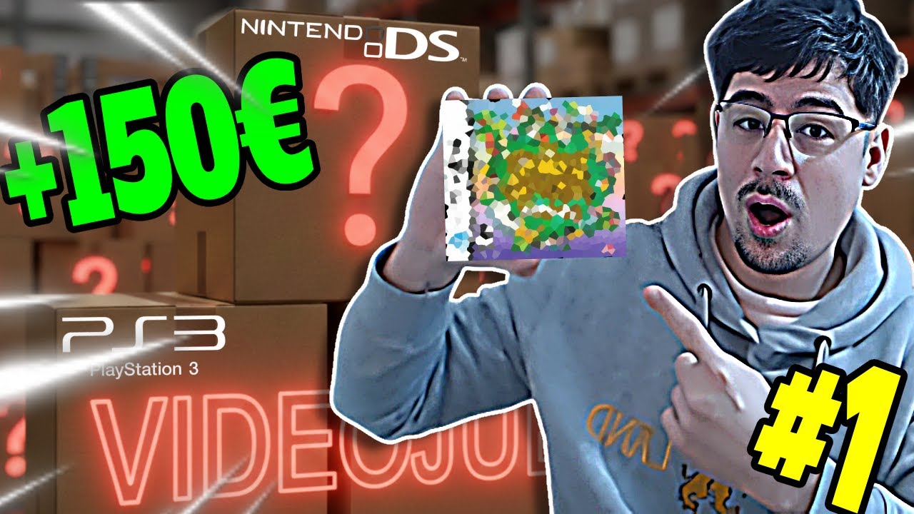 ENCONTRÉ una CAJA LLENA de JUEGOS ANTIGUOS de NINTENDO y PLAYSTATION | PARTE 1
