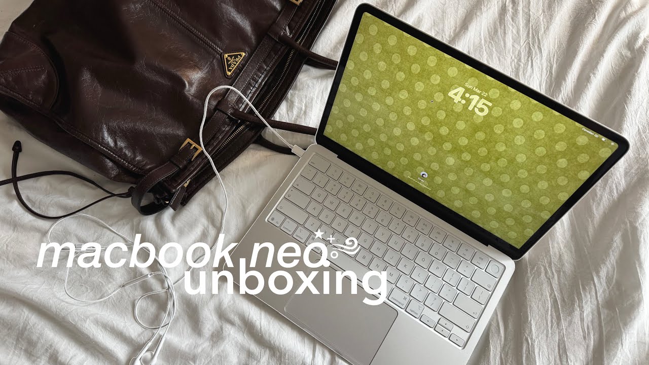 Распаковка и обзор MacBook Neo ༄.&deg;