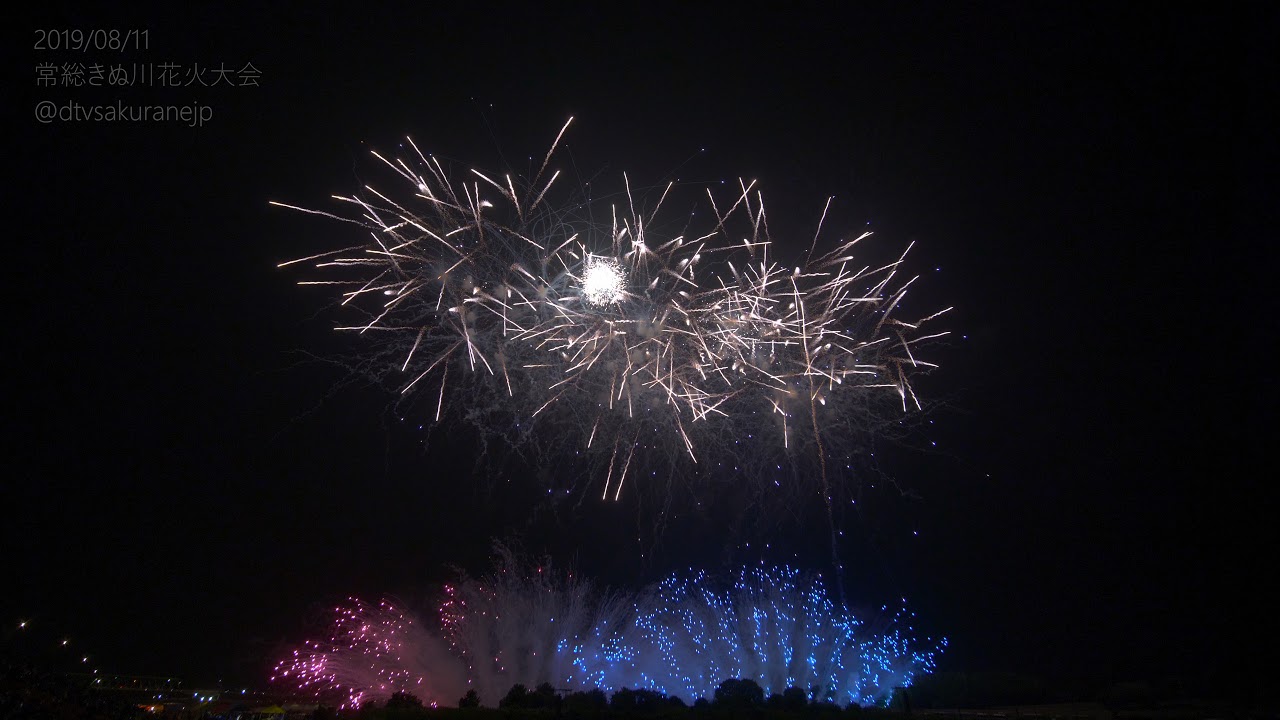 【HDR 10】2019常総きぬ川花火大会 20 グランドフィナーレ