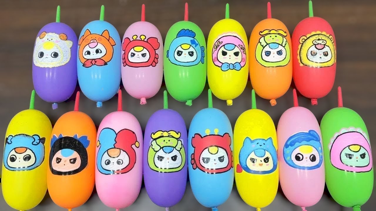 The shocking secret to making hilarious slime with long balloons | Satisfying slime videos #438